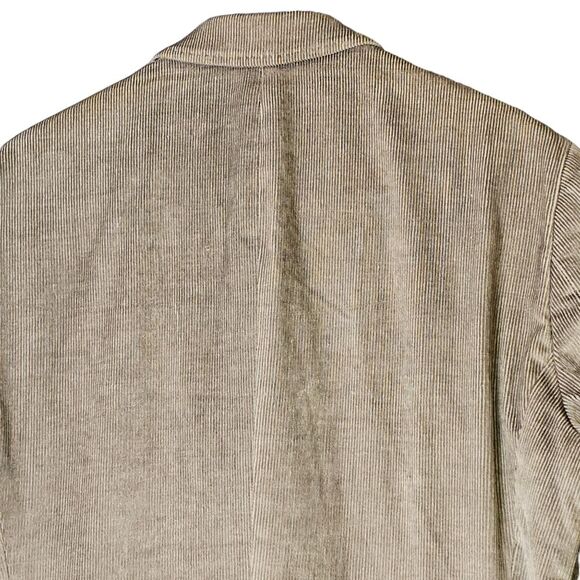Messagerie Silver Gray Soft Corduroy 4 Button Font Sports Coat Size 50 - Picture 12 of 16